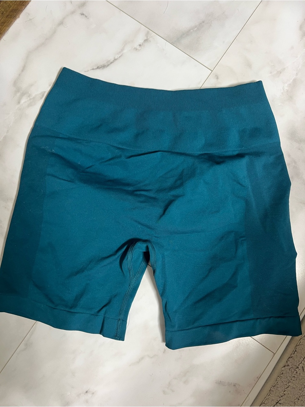 High-Rise Teal Women’s Bike Shorts